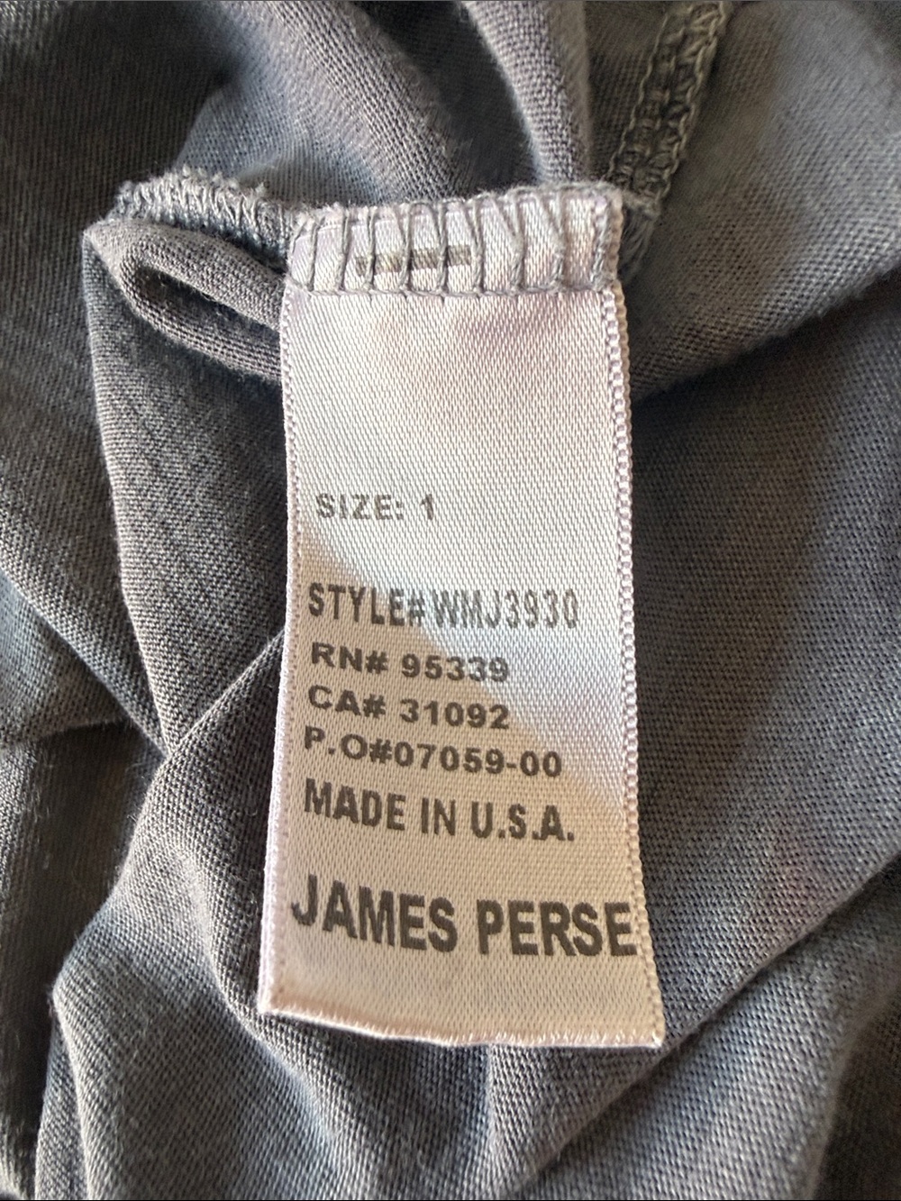 Standard James Perse V Neck Women’s 100% Cotton Tshirt - Picture 4 of 7